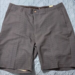Men's Navy Pebble Beach Striped Shorts